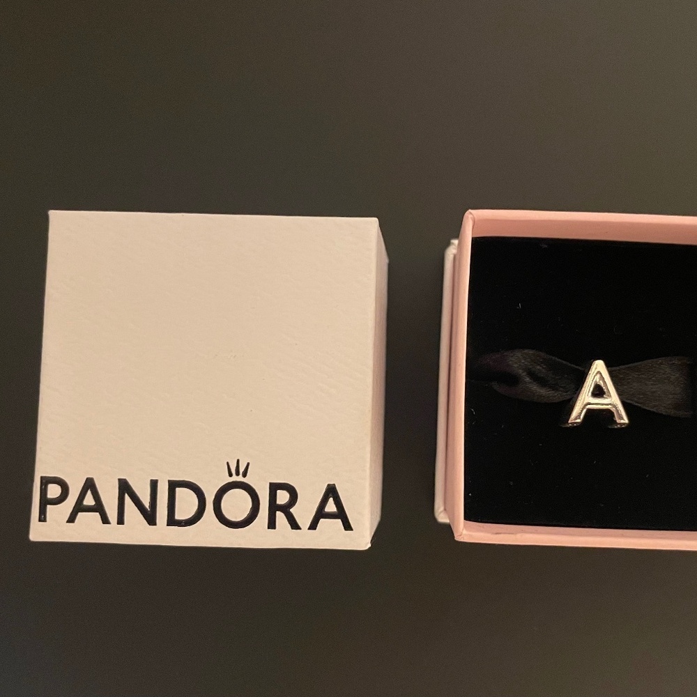 NWOT Pandora Letter A Alphabet Charm